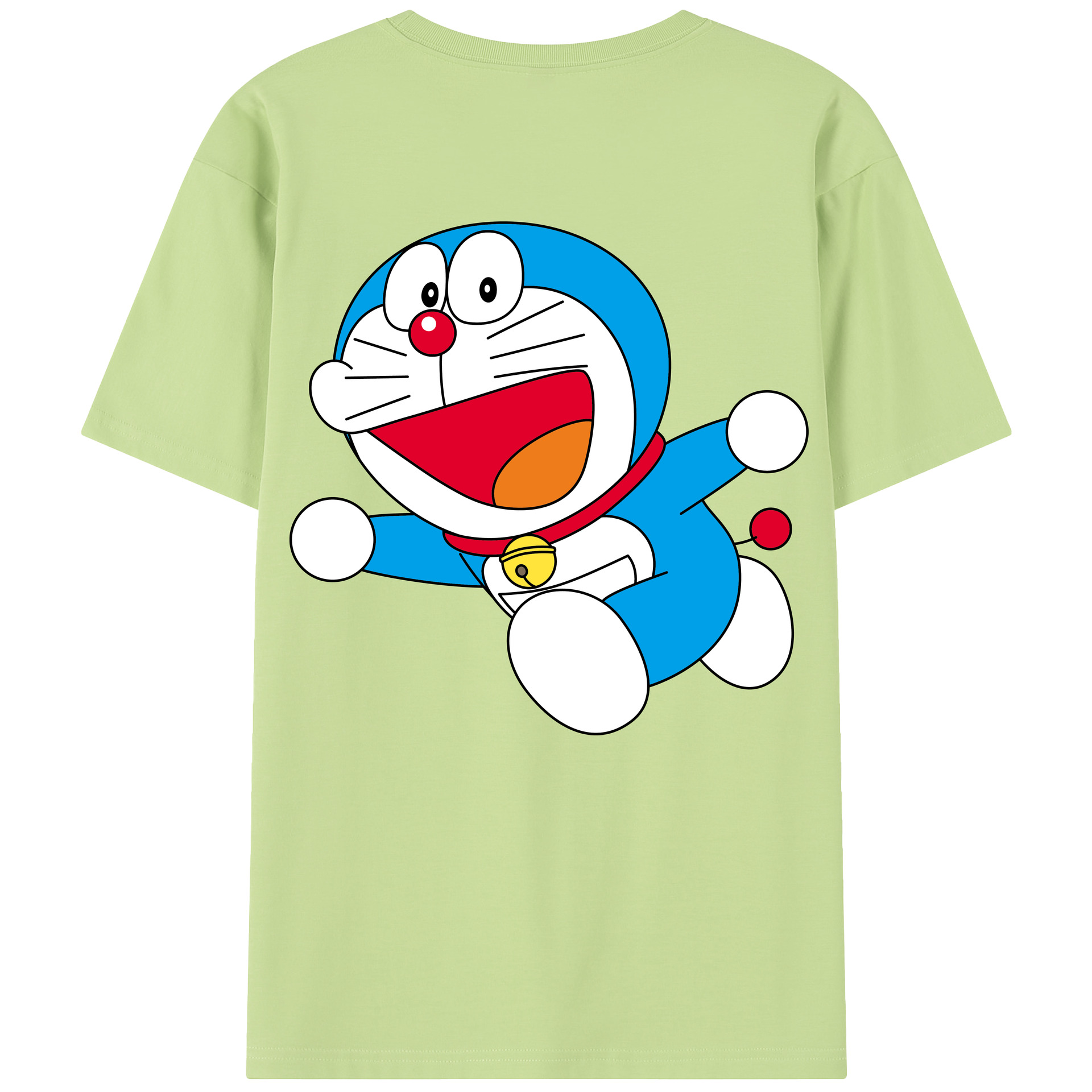 （画像用） ドラえもん Doraemon 綿100％半袖Tシャツ（背面プリント）
